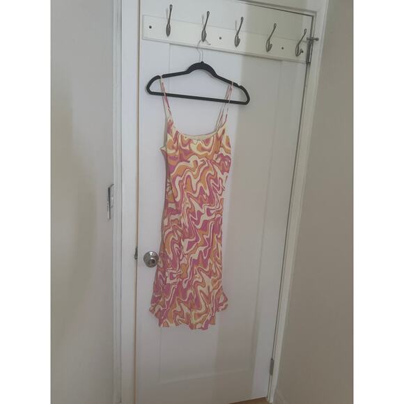 Aritzia Sunday Best Maude Midi Dress | Size L | Sherbert - Picture 5 of 7